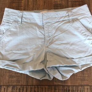 A&F chino light blue shorts
